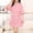 Pink, variant on WIZUTIZ Women's Thick Coral Fleece Solid Color Absorbent Belted Shawl Collar Bathrobe Winter Cozy Loungewear Robe Long Sleeve Sleepwear with Pockets