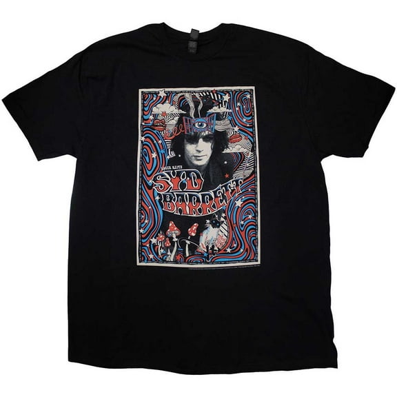 Syd Barrett Unisex T-Shirt: Melty Poster (Ex-Tour) (XXX-Large)