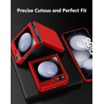 thumbnail image 3 of Case for Samsung Galaxy Z Flip 5 (2023) Thin Hard Matte Phone Case for Galaxy Z Flip5 - Red, 3 of 13