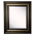 thumbnail image 3 of Rayne Mirrors Stepped Antiqued Silver/Black Wall Mirror, 3 of 5