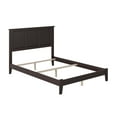 thumbnail image 2 of AFI Madison Full Solid Wood Foundation Bed with Panel Headboard, Espresso, 2 of 4