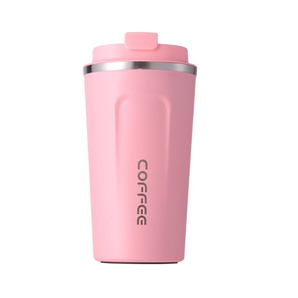 Cateissary Taza de café de viaje Taza aislada portátil Frasco de acero inoxidable a prueba de fugas Botella de vacío 510ml Verde Utensilios de cocina Rosa Cateissary HA7131-03B