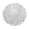 thumbnail image 1 of Uxcell 200 Pcs Servilletas de Papel de 3.3 Pulgadas Redondas de Encaje Decorativas, Papeles Desechables para Comidas y Fiestas, Plateadas, 1 of 6
