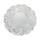 thumbnail image 1 of Uxcell 200 Pcs Servilletas de Papel de 3.3 Pulgadas Redondas de Encaje Decorativas, Papeles Desechables para Comidas y Fiestas, Plateadas, 1 of 6