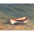 thumbnail image 2 of Wendling, Marilyn 32x26 White Modern Wood Framed Museum Art Print Titled - Beached Boat II, 2 of 4