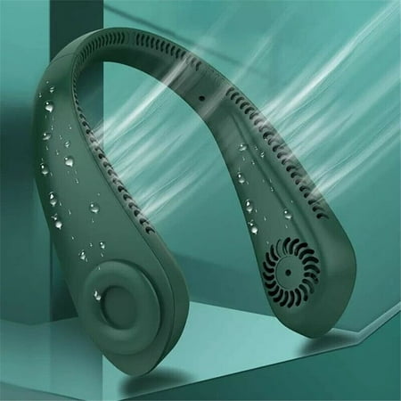 

Portable Neck Fan Hands Free Bladeless Fan 4000mAh Battery Portable Fan Leafless No Hair Twisting USB Powered Personal Fan