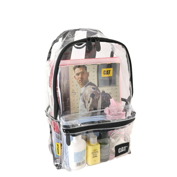 Caterpillar Clear Backpack,  School,Travel. Adult,CAT Backpack