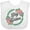 AA-White, variant on Inktastic Big Sister with Flower Circle Girls Baby Bib
