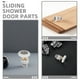 thumbnail image 5 of 4 rodillos de repuesto para puertas de ducha corredizas de vidrio. Ruedas universales para puertas de baño. Polea de repuesto para un funcionamiento suave., 5 of 8