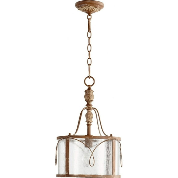 Quorum Lighting Salento 1-Light Pendant, French Umber, 11.5W, 18H