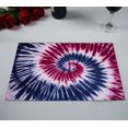 thumbnail image 2 of PKQWTM Tie Dye Abstract Patterns Kitchen Dining Table Mats Placemats Size 12x18 Inches, Set of 2 Pieces, 2 of 2