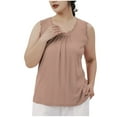 thumbnail image 2 of Censtreet Tank Tops for Women Modal Round Neck Basic Trendy Sleeveless T Shirts Woman, 2 of 5