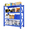 Blue, variant on 59" W Garage Shelving 3000LBS Garage Storage Shelves 4-Tier Metal Adjustable Shelf Unit Storage Rack for Basement Supermarket Warehouse 59" W x 24" D x 78" H Black