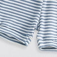 thumbnail image 6 of Gubotare Boy Baby Outfit Sets Infant Baby Boy Clothes Letter Short Sleeve Romper with Shorts Outfits Set 0 3 6 9 12 18 24 Months,Blue, 6 of 8