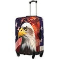 thumbnail image 3 of Flag Eagle Firework Travel Luggage Suitcase COVER, Washable Suitcase COVERS Elastic, M - Fits 22-24 inch luggage (No Suitcase), 3 of 6