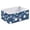 Blue Dandelion, variant on Fabric Open Basket Bins Foldable Storage Basket 2 Sizes Available Skeleton Pumpkins