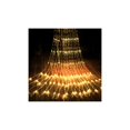 thumbnail image 2 of LED Waterfall String Lights Water Flow Snow Effect Curtain Fairy String Lights Hanging Twinkle Water Flow Light for Decor Lamp (3 2m,240leds,Cool White), 2 of 5