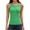 Dark Green, variant on ANFERRY Women's Fitting Seamless Tank Tops Ribbed Crew Neck Racerback Workout Camisoles with Sewn in Bra