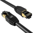 thumbnail image 5 of Cat8 2-Pack of 7FT Network Ethernet Patch Cable, 2000Mhz Internet Wire, For Router, Modem, PC, Laptop, TVs, Printer Cord, Consoles for Home and Office, Black, Cables Direct Online, 5 of 10