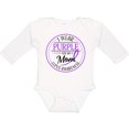 thumbnail image 3 of Inktastic I Wear Purple for my Mom- Lupus Awareness Boys or Girls Long Sleeve Baby Bodysuit, 3 of 5