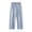 Light Blue, variant on Men's Vintage Casual Loose Fit Jeans Elastic Waist Drawstring Pockets Denim Pants for Outdoor Hiking Jogging Solid Color Light Blue