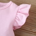 thumbnail image 6 of WIBACKER Toddler Baby Girl Short Sleeve Tutu Dress Kids Summer Pricess Dresses Party Tulle Rainbow Sundress, 6 of 9