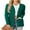 Dark Green, variant on JWD Women's Cardigan Woolen Sweater Soft Comfortable Casual Lightweight With Pockets Black L