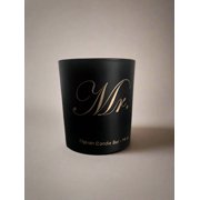 Mr. A Black Jar Candle for Him - Muscular scented candles 14 oz