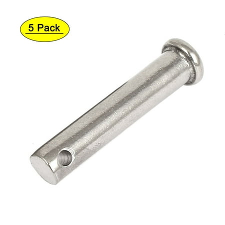 

Unique Bargains M8 x 40mm Flat Head 304 Stainless Steel Round Clevis Pins 5 Pcs