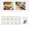 thumbnail image 3 of 10xTungsten Carbide Cutters Inserts Set Replace New For Wood Lathe Turning Tools, 3 of 20