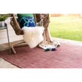 thumbnail image 5 of Unique Loom Solid Collection Casual Transitional Indoor and Outdoor Flatweave Area Rug, 8' x 11' 4", Rust Red/Terracotta, 5 of 5