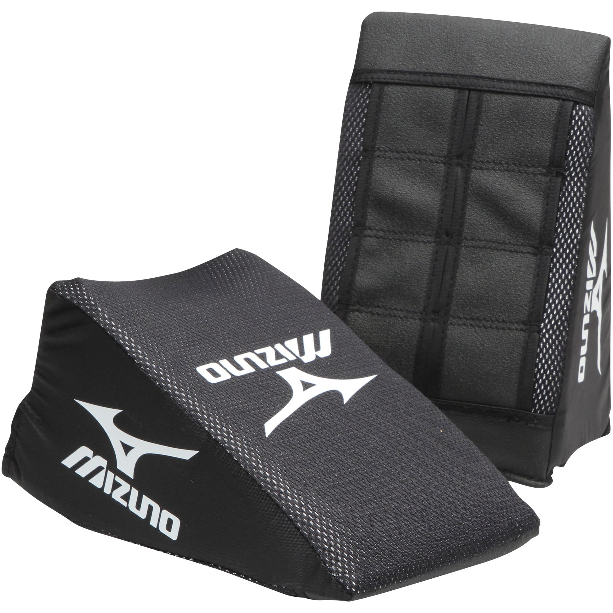 mizuno baseball/softball adult catcher's knee wedge, black, large