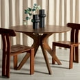 thumbnail image 4 of SAFAVIEH Couture Carolee 46" Round Dining Table, Walnut, 4 of 12