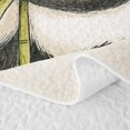 thumbnail image 5 of Erosebridal Cute Watercolor Panda Twin Quilt Set,Animal Twin Coverlet Set For Girls,2pcs, 5 of 7
