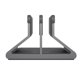 thumbnail image 1 of Inteprter Soporte vertical para computadora portátil, accesorios para el hogar y la oficina, con estante de almacenamiento estable, estante de montaje Relojes inteligentes dos ranuras, 1 of 6