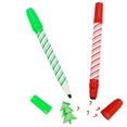 thumbnail image 4 of Scentos – Stylos et marqueurs parfumés de Noël - Marqueurs tampons – Rouge et vert, 4 of 4