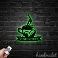 thumbnail image 5 of Handmadetneonsign Coffee Cup Metal Wall Art Light, Coffee Metal Metal Sign Wall Decor, Cafe Metal Decor 51085, 5 of 5