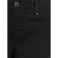 thumbnail image 4 of Time and Tru Women's Pull-On Denim Shorts, 5" Inseam, Sizes XS-XXL, 4 of 5