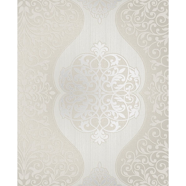 Decorline Energico Grey Medallion Wallpaper