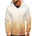 thumbnail image 1 of LUXUR Chandail à Fermeture Éclair pour Homme Coupe Régulière de Gym à Capuche Blanc 4TG, 1 of 2