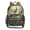 Peacocks in the Rainforest, variant on PVC Transparent Backpacks Clear Backpack for Travel and Outings Peacock with Iridescent Tail