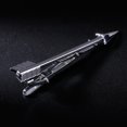 thumbnail image 3 of SIEYIO Tie Clips for Men Classic Clasp Pins Gold Silver Necktie Tie Bar Pinch Clips Ins, 3 of 9