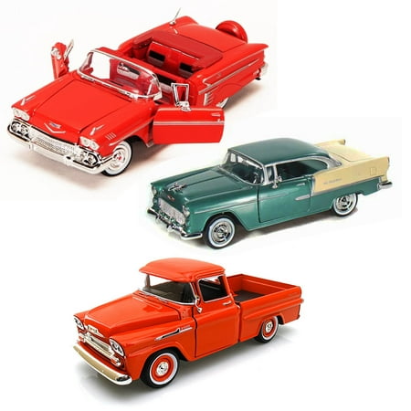 Best of 1950s Diecast Cars - Set 90 - Set of Three 1/24 Scale Diecast Model