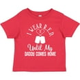 thumbnail image 3 of Inktastic Military Deployment Wear Red for Daddy Boys or Girls Toddler T-Shirt, 3 of 5