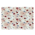 thumbnail image 1 of Peach Cutting Board, Raspberries Blueberries Cranberries Food Themed Design with Abstract Circle Backdrop, Decorative Tempered Glass Cutting and Serving Board, Large Size, Multicolor, by Ambesonne, 1 of 1
