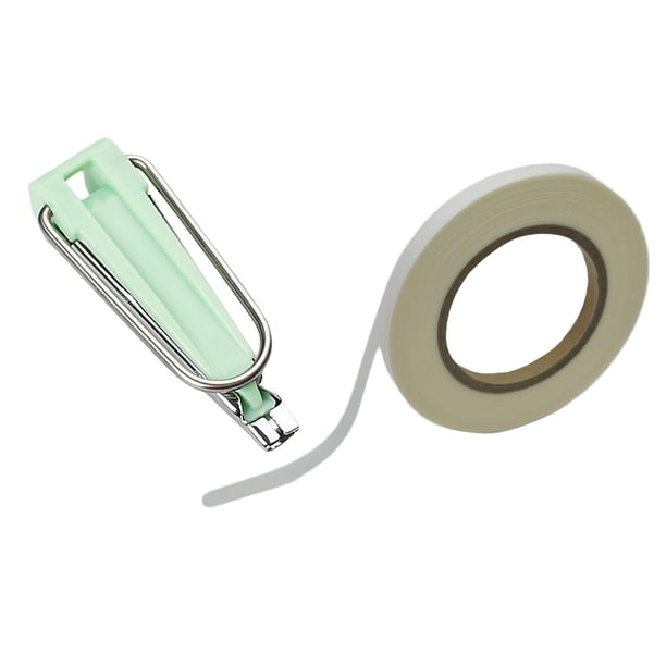 Kit para hacer cinta adhesiva termofusible y cinta al bies, juego de herramientas para hacer cintas, versátil y de fuerte adhesión Red de 5 mm