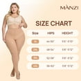 thumbnail image 7 of MANZI 2 Pack Plus Size Tights for Women 70D Queen Size Tights, 7 of 7