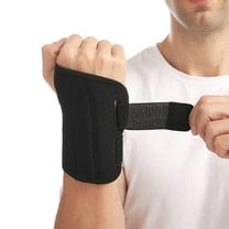 WUSI 5"-8"(12-20cm) Wrist Straps Carpal Tunnel Right Men Women Night Wrist Sleep Support Splint Stabilizer with Compression Sleeves Adjustable Straps for Tendonitis Arthritis Pain Relief (Right Hand)