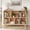 Deep Brown, variant on Desktop Bookshelf with Charging Station & LED Light, 3-Tier Display Wooden Rack Desk Organizer for Office,  Dorm, Living Room, Light Brown