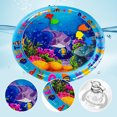 thumbnail image 4 of Esterilla de agua para bebé cojín inflable de pulpo pez oceánico Tmvgtek con boquilla de Gas segura juguete de agua de Educación Temprana tapete de PVC grueso para niño pequ, 4 of 9